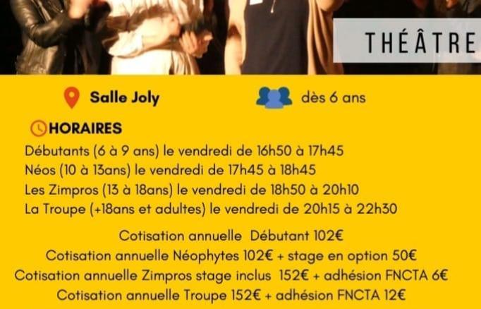 Annonce atelier theatre24 sans contact